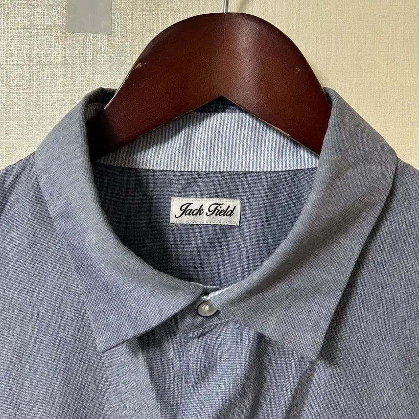 [BUNJANG] Jackfield Blue Short-Sleeve Shirt / 잭필드 반팔 셔츠 블루