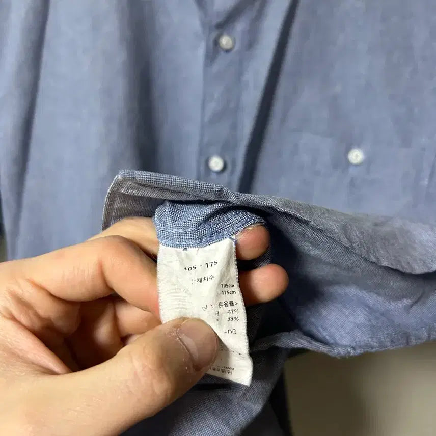 [BUNJANG] Jackfield Blue Short-Sleeve Shirt / 잭필드 반팔 셔츠 블루