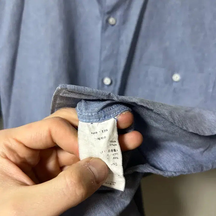 [BUNJANG] Jackfield Blue Short-Sleeve Shirt / 잭필드 반팔 셔츠 블루
