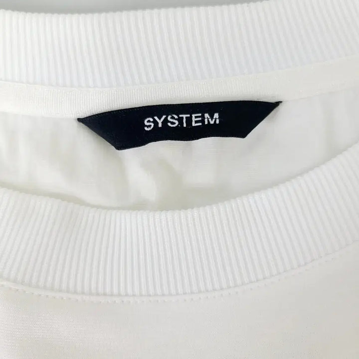 [BUNJANG] System Homme Textured Block Pocket Long Sleeve White T-shirt / 시스템옴므 22SS 텍스처 블록 포켓 롱슬리브 화이트 105(3)
