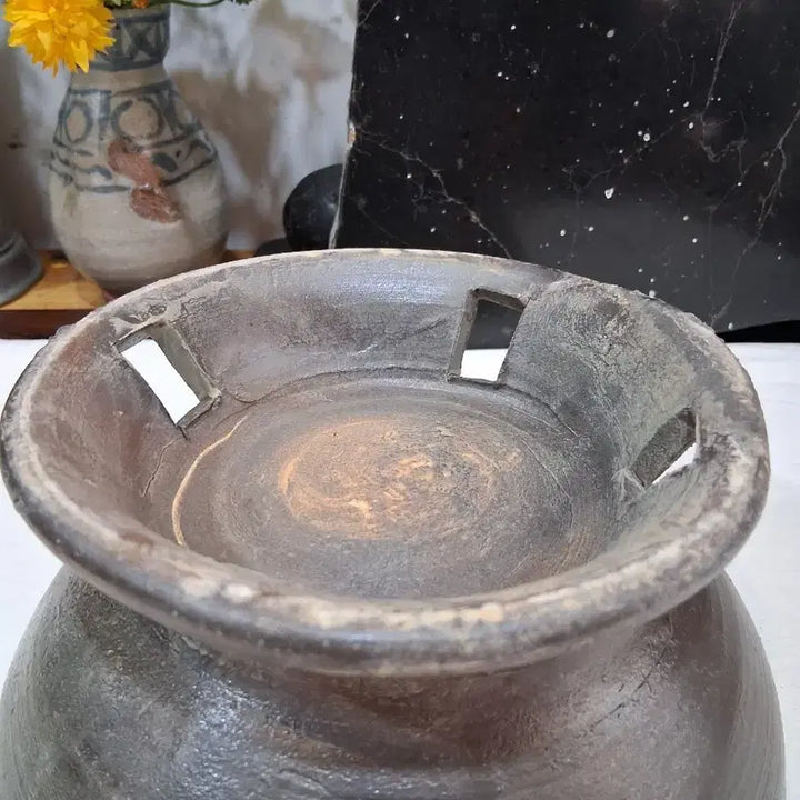 [BUNJANG] Replica Pottery Water Jar Antique Vase / 토기 차항아리 물항아리 골동인테리어 꽃꽂이수반