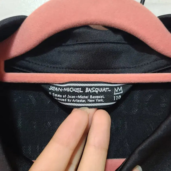 [BUNJANG] Jean-Michel Basquiat Black Polo Shirt / 장 미셸 바스키아 블랙 카라티