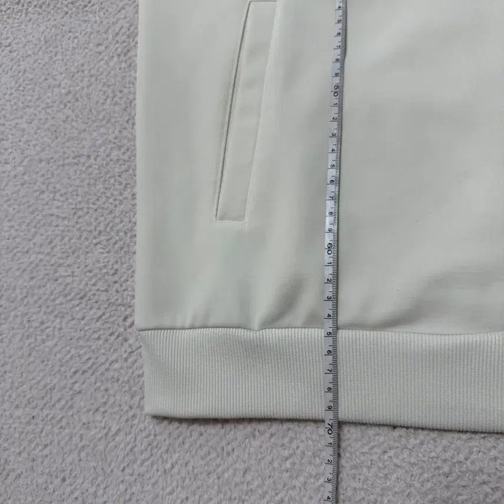 [BUNJANG] Le Coq Sportif White Jersey Zip-up / 르꼬끄 져지 집업 흰색 화이트