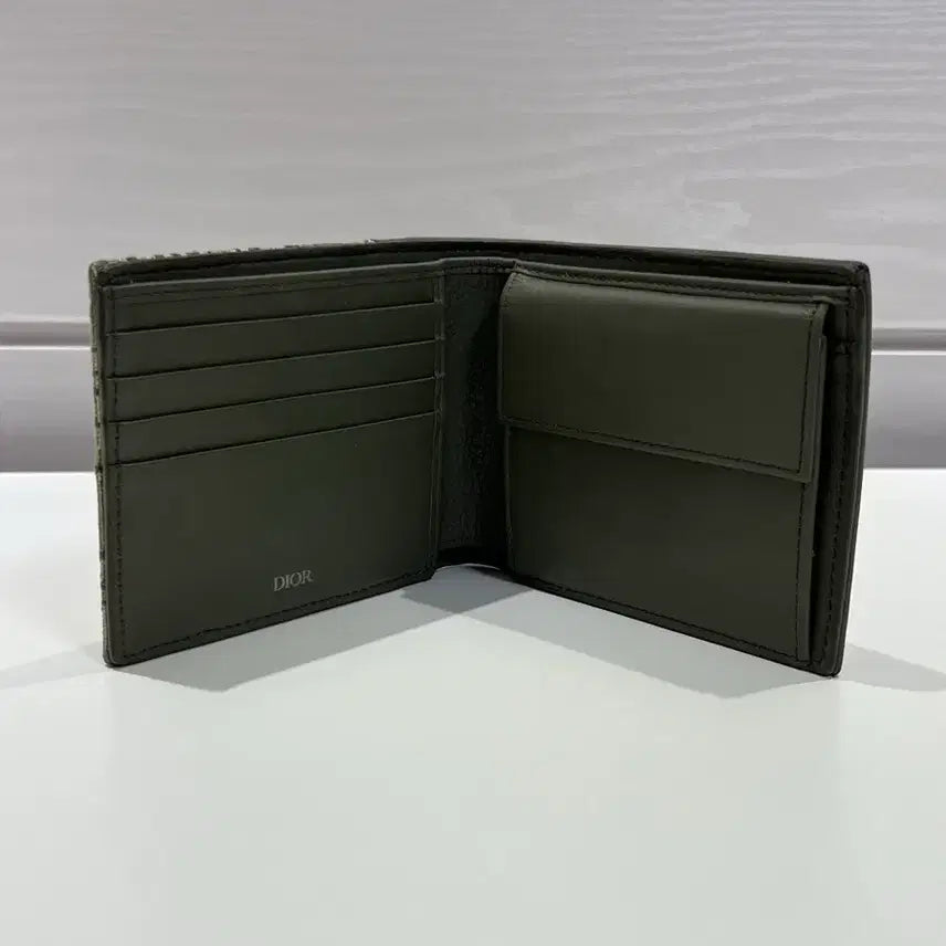 [BUNJANG] Dior Saddle Coin Wallet Khaki / [정품] 디올 새들 코인 반지갑 카키