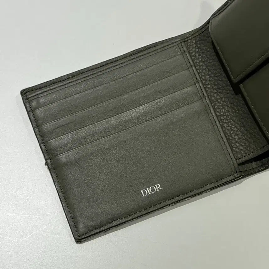 [BUNJANG] Dior Saddle Coin Wallet Khaki / [정품] 디올 새들 코인 반지갑 카키