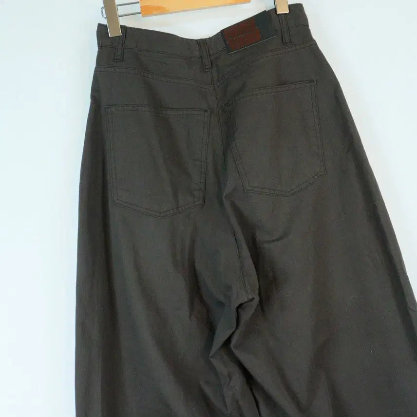 [SOLD OUT] 브라운 와이드 팬츠 M 하이웨스트 롱 슬랙스