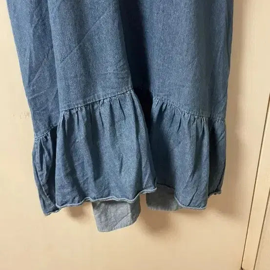 [BUNJANG] Maxi Denim Long Dress / 맥시기장 키큰분) 편안한 데님 롱원피스