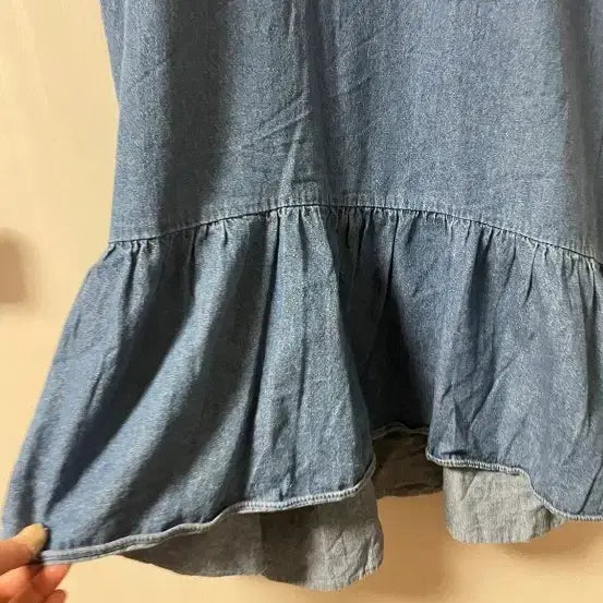 [BUNJANG] Maxi Denim Long Dress / 맥시기장 키큰분) 편안한 데님 롱원피스