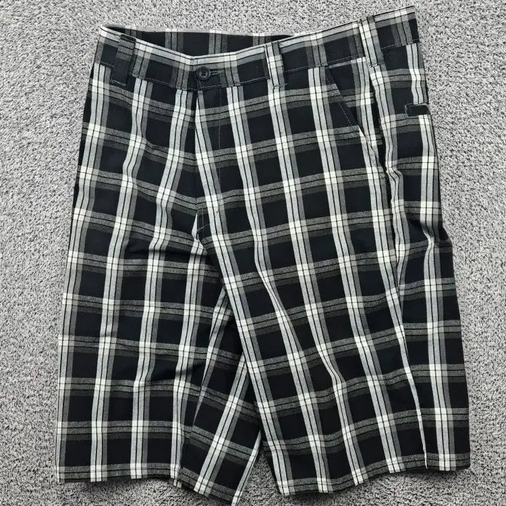 [BUNJANG] Dickies Checkered Shorts (33" Estimated) / 디키즈 체크 쇼츠 반바지 ( 33"추정 ) / 11915