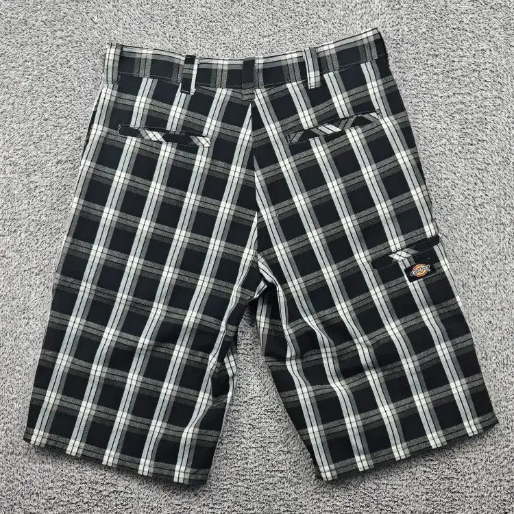 [BUNJANG] Dickies Checkered Shorts (33" Estimated) / 디키즈 체크 쇼츠 반바지 ( 33"추정 ) / 11915