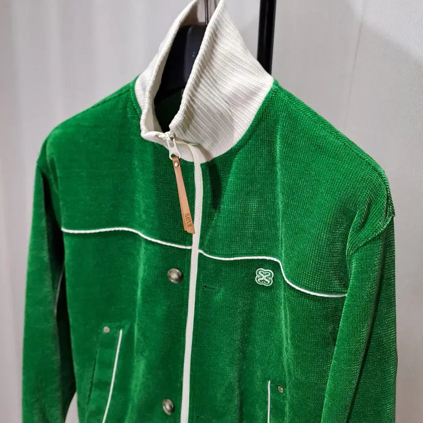 [SOLD OUT] (택포) 세터 로턴 벨루어 펀그린 자켓 XXL B768