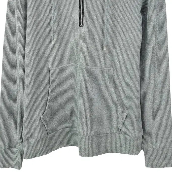 [BUNJANG] Guess Half-Zip Knit Hoodie Gray Women&