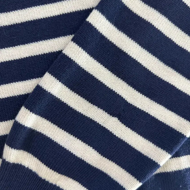 [BUNJANG] Lacoste Big Croc Striped Knit Sweater (L) / 라코스테 빅 크록 스트라이프 니트 (L)