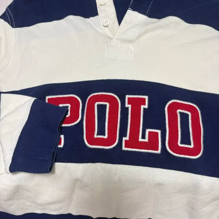 [SOLD OUT] 폴로 랄프로렌 스트라이프 럭비 셔츠 (남성XL)