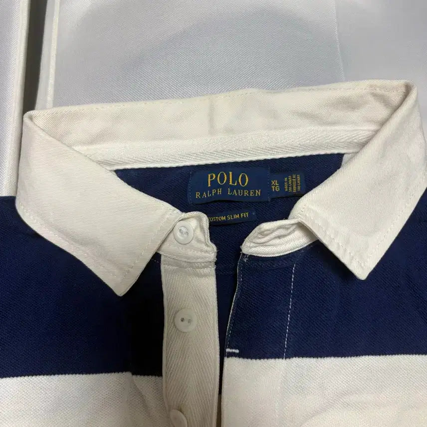 [SOLD OUT] 폴로 랄프로렌 스트라이프 럭비 셔츠 (남성XL)