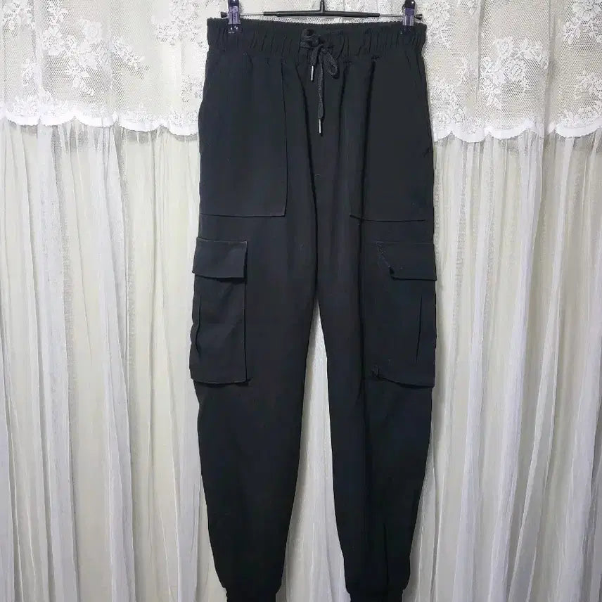 [BUNJANG] NOT4NERD Black Cargo Jogger Pants / 낫포너드 NOT4NERD 블랙 카고 조거팬츠