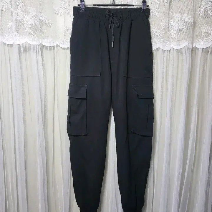 [BUNJANG] NOT4NERD Black Cargo Jogger Pants / 낫포너드 NOT4NERD 블랙 카고 조거팬츠