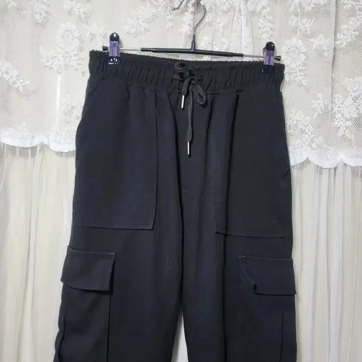 [BUNJANG] NOT4NERD Black Cargo Jogger Pants / 낫포너드 NOT4NERD 블랙 카고 조거팬츠