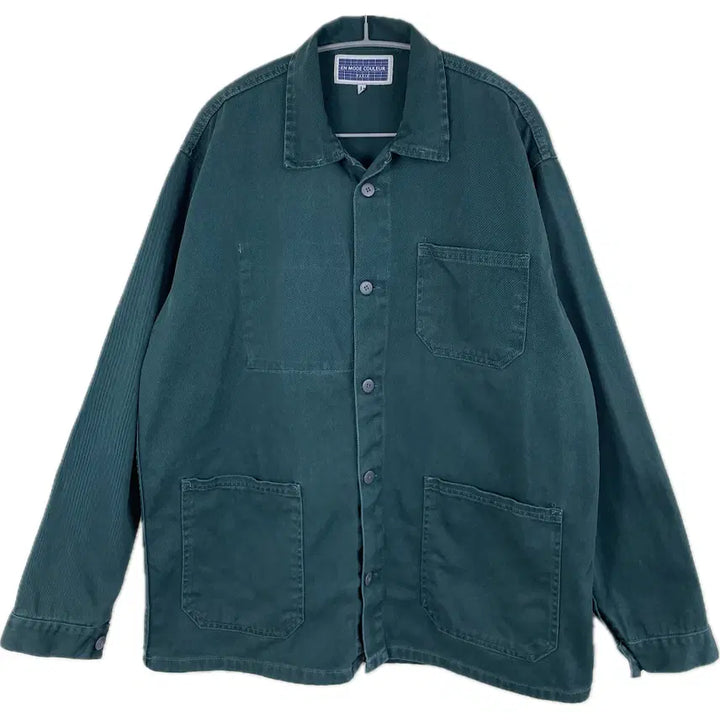 [BUNJANG] En Mode Couleur Herringbone Twill French Work Jacket / [L]  En Mode Couleur 헤링본 트윌 프렌치 워크 자켓