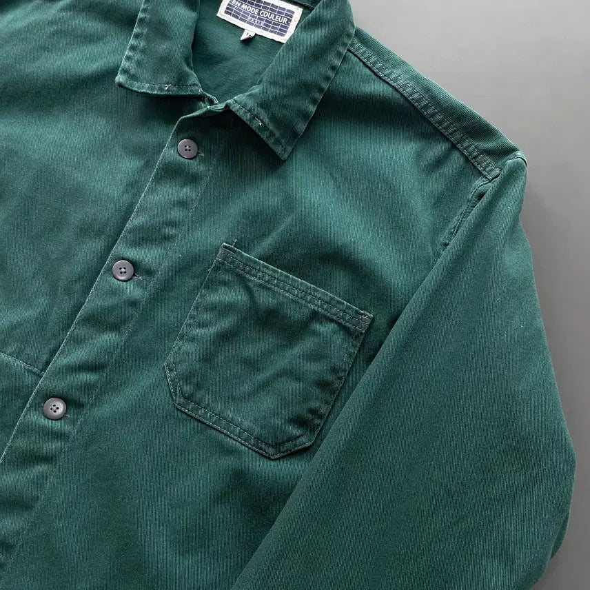 [BUNJANG] En Mode Couleur Herringbone Twill French Work Jacket / [L]  En Mode Couleur 헤링본 트윌 프렌치 워크 자켓
