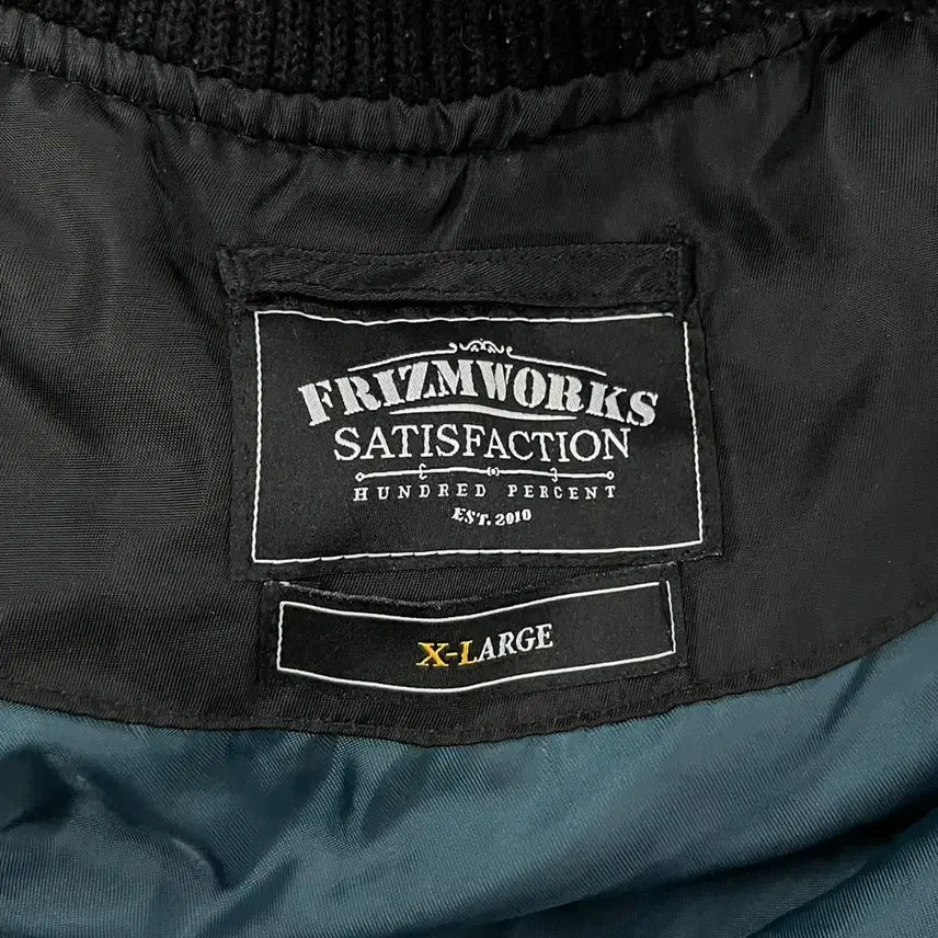 [BUNJANG] Prismworks Black Bomber Jacket / [정품/XL] 프리즘웍스 블랙 봄버 자켓