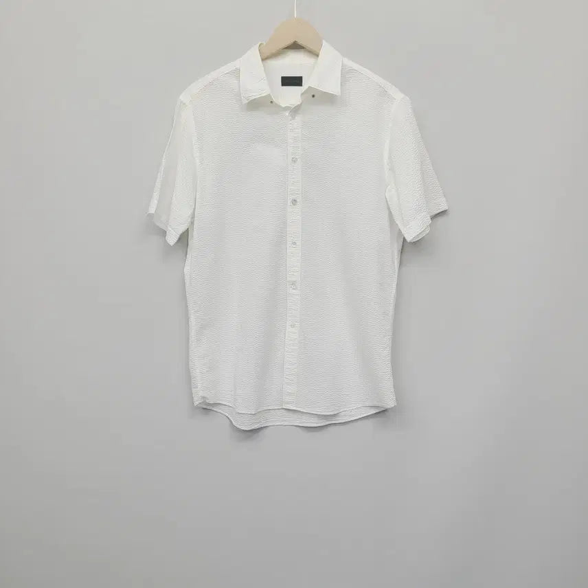 [BUNJANG] Pazilli White Seersucker Cotton Shirt / 빨질레리 화이트 시어써커 면 셔츠 100추천