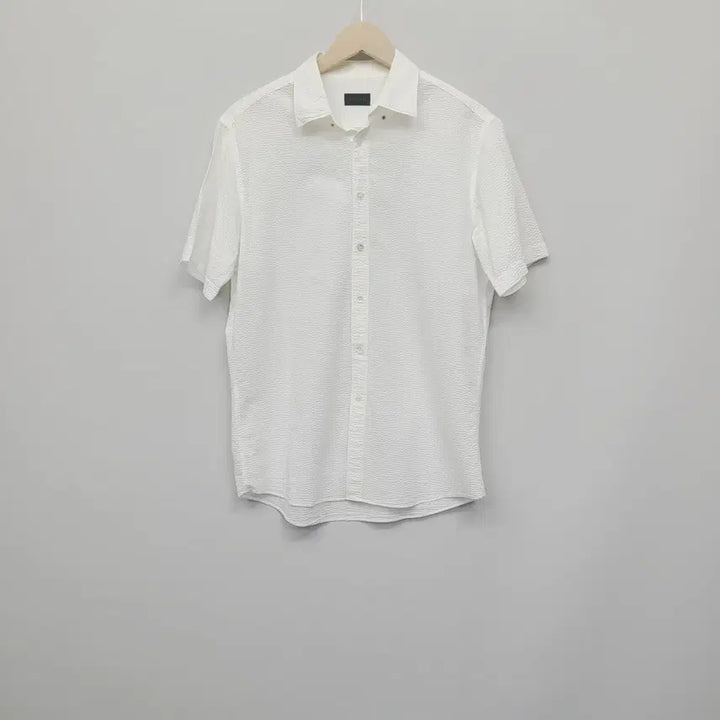 [BUNJANG] Pazilli White Seersucker Cotton Shirt / 빨질레리 화이트 시어써커 면 셔츠 100추천