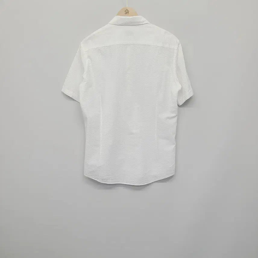 [BUNJANG] Pazilli White Seersucker Cotton Shirt / 빨질레리 화이트 시어써커 면 셔츠 100추천