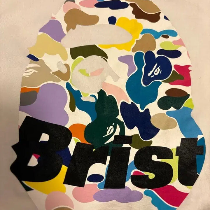 [BUNJANG] BAPE x F.C.R.B. Ape Head Long Sleeve T-shirt (White) / 베이프 X F.C.R.B. 에이프 헤드 롱슬리브 티셔츠 화이트