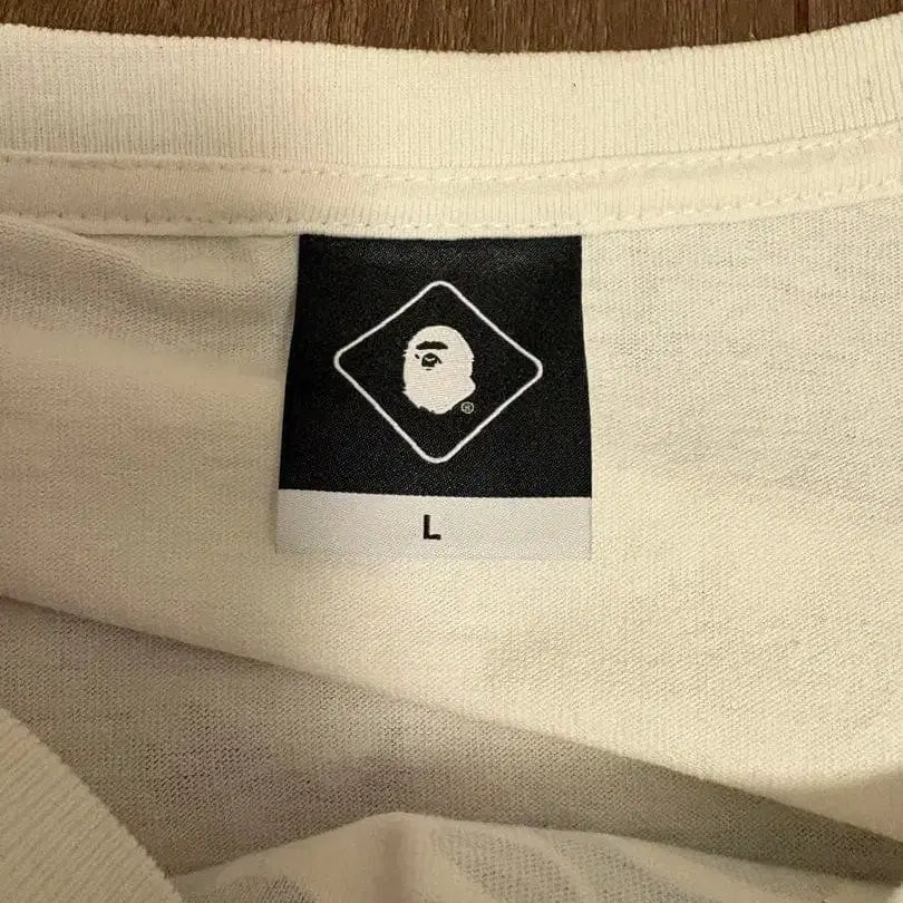 [BUNJANG] BAPE x F.C.R.B. Ape Head Long Sleeve T-shirt (White) / 베이프 X F.C.R.B. 에이프 헤드 롱슬리브 티셔츠 화이트