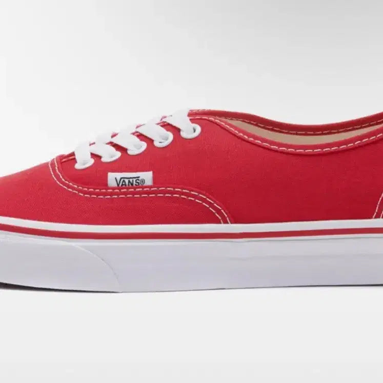 [BUNJANG] Vans Authentic Red Sneakers / 반스 어센틱 레드 265