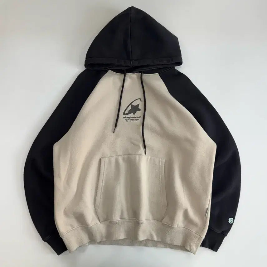 [SOLD OUT] Niceghostclub 나이스고스트클럽 배색 후드티