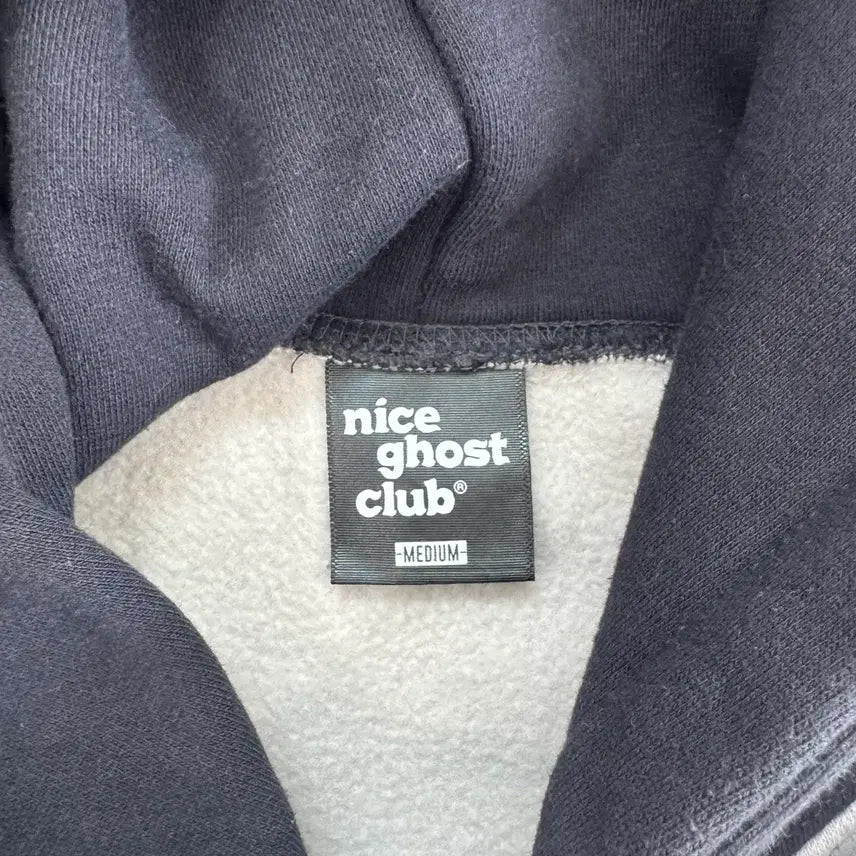 [SOLD OUT] Niceghostclub 나이스고스트클럽 배색 후드티