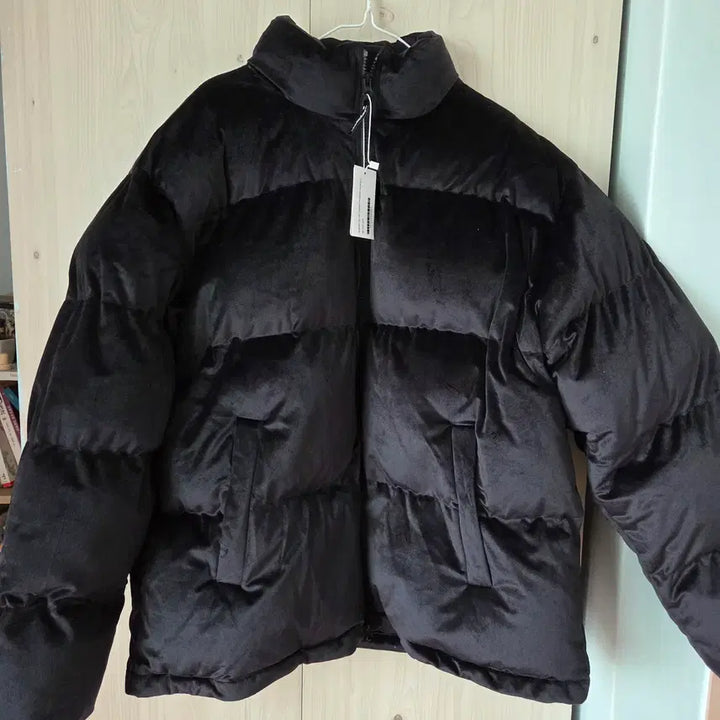 [BUNJANG] Urban Players Blando Velvet Short Padded Jacket L / 어반플레이어스 블란도 벨벳 숏패딩 L