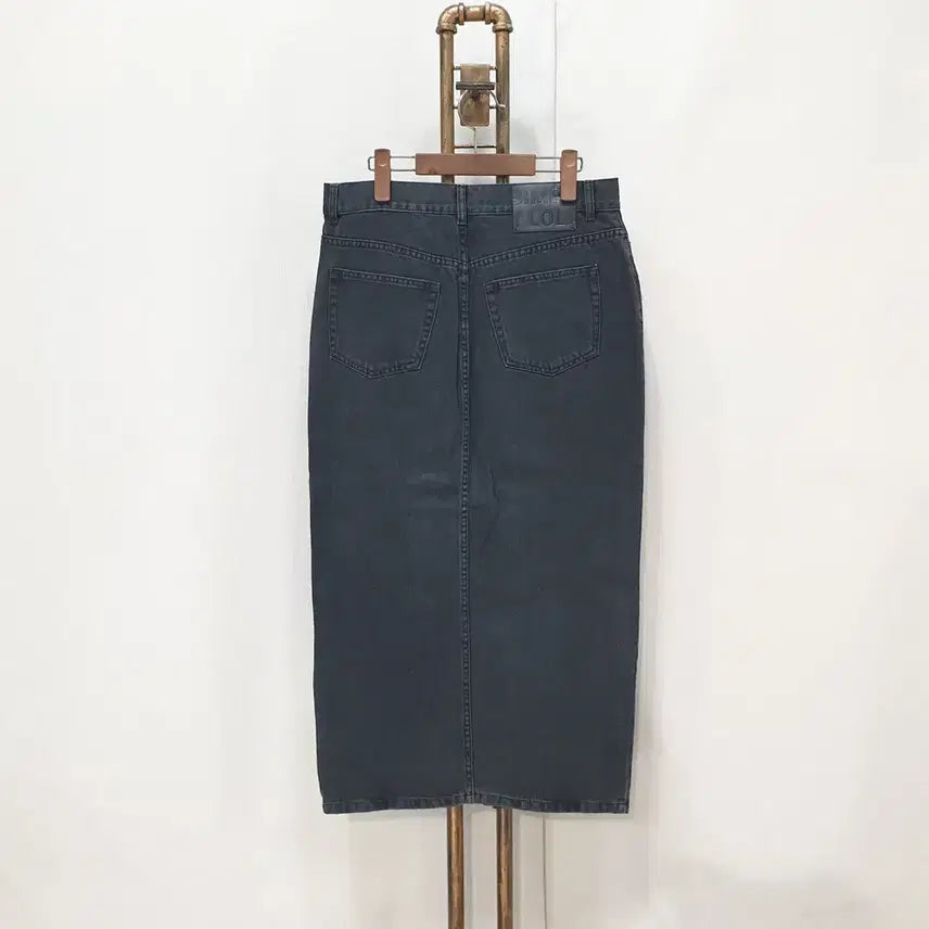 [BUNJANG] Bimba Y Lola Black Denim Long Skirt / (JJ29935)빔바이롤라 흑청 롱 데님 치마 31-32