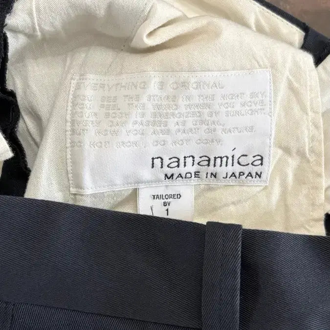 [BUNJANG] Nanamica Double Pleat Chino Pants Navy / [1] 24FW 나나미카 더플 플리츠 치노 팬츠 네이비