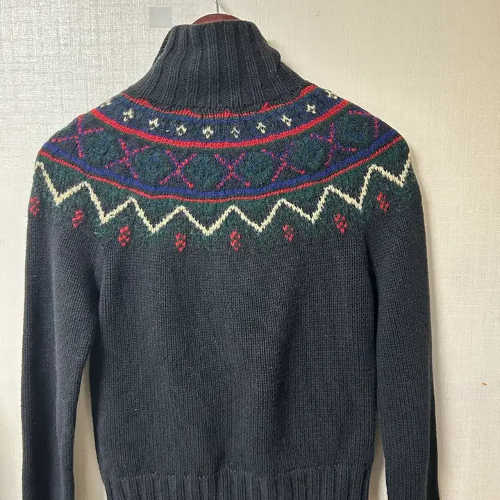 [BUNJANG] Polo Ralph Lauren Handmade Vintage Pattern Knit Zip-up / 폴로 랄츠로렌 핸드매이드 빈티지 패턴 니트 집업