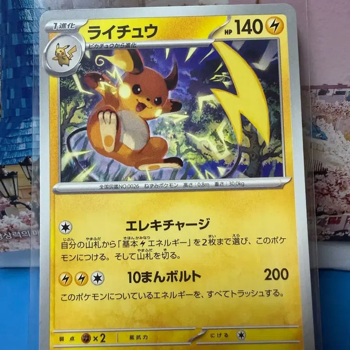 [BUNJANG] Pokemon Raichu Card / 일판 포켓몬카드 라이츄