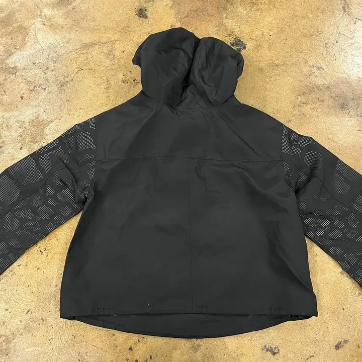 [BUNJANG] Alexander Wang x H&amp;M Black Hooded Windbreaker Jacket / [정품] 알렉산더왕 x h&amp;m 블랙 후드 윈드브레이커 자켓
