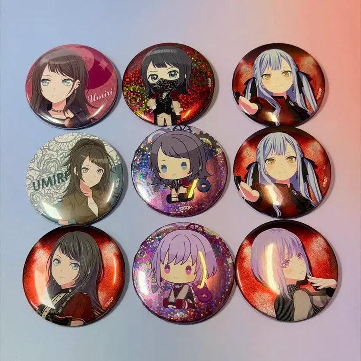 [BUNJANG] BanG Dream Ave Mujica Uehara Saki, Nyamu Can Badge / [원가이하] 뱅드림 아베무지카 캔뱃지 우미리 사키코 냐무