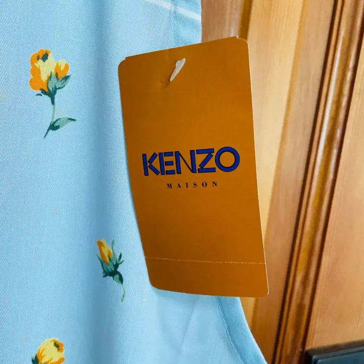 [BUNJANG] Kenzo Floral Pattern Apron / 겐조 플라워 패턴 앞치마 에이프런