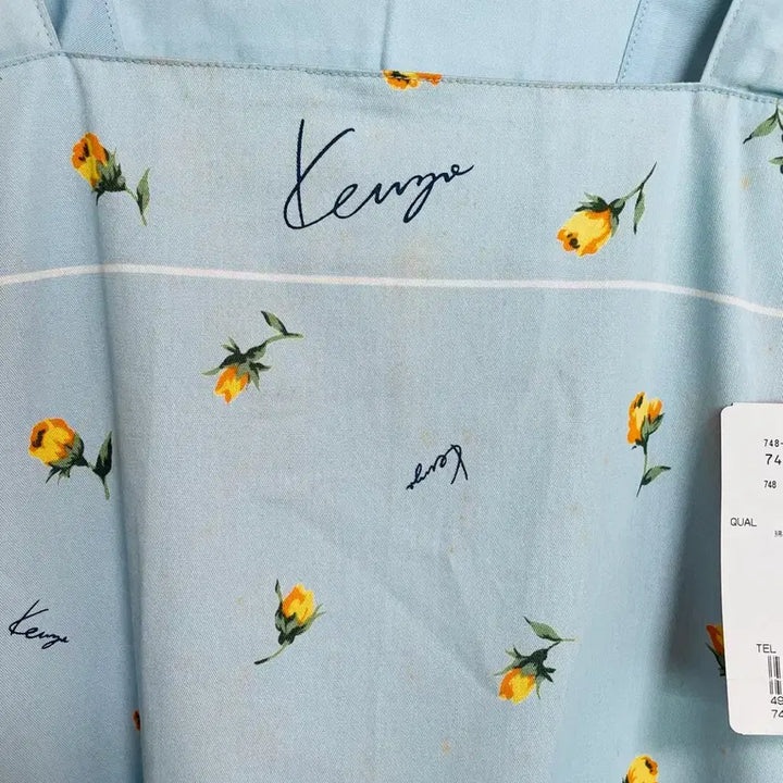 [BUNJANG] Kenzo Floral Pattern Apron / 겐조 플라워 패턴 앞치마 에이프런
