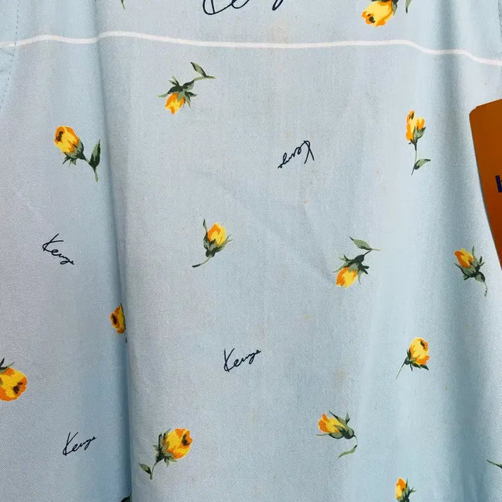 [BUNJANG] Kenzo Floral Pattern Apron / 겐조 플라워 패턴 앞치마 에이프런