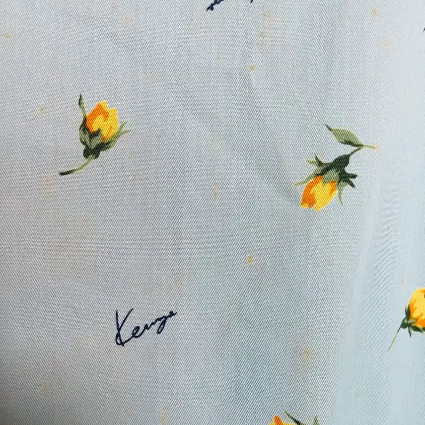 [BUNJANG] Kenzo Floral Pattern Apron / 겐조 플라워 패턴 앞치마 에이프런