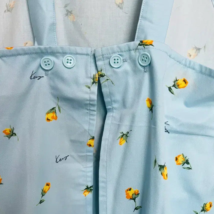 [BUNJANG] Kenzo Floral Pattern Apron / 겐조 플라워 패턴 앞치마 에이프런