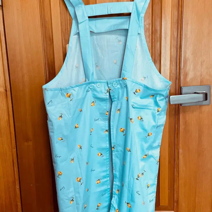 [BUNJANG] Kenzo Floral Pattern Apron / 겐조 플라워 패턴 앞치마 에이프런