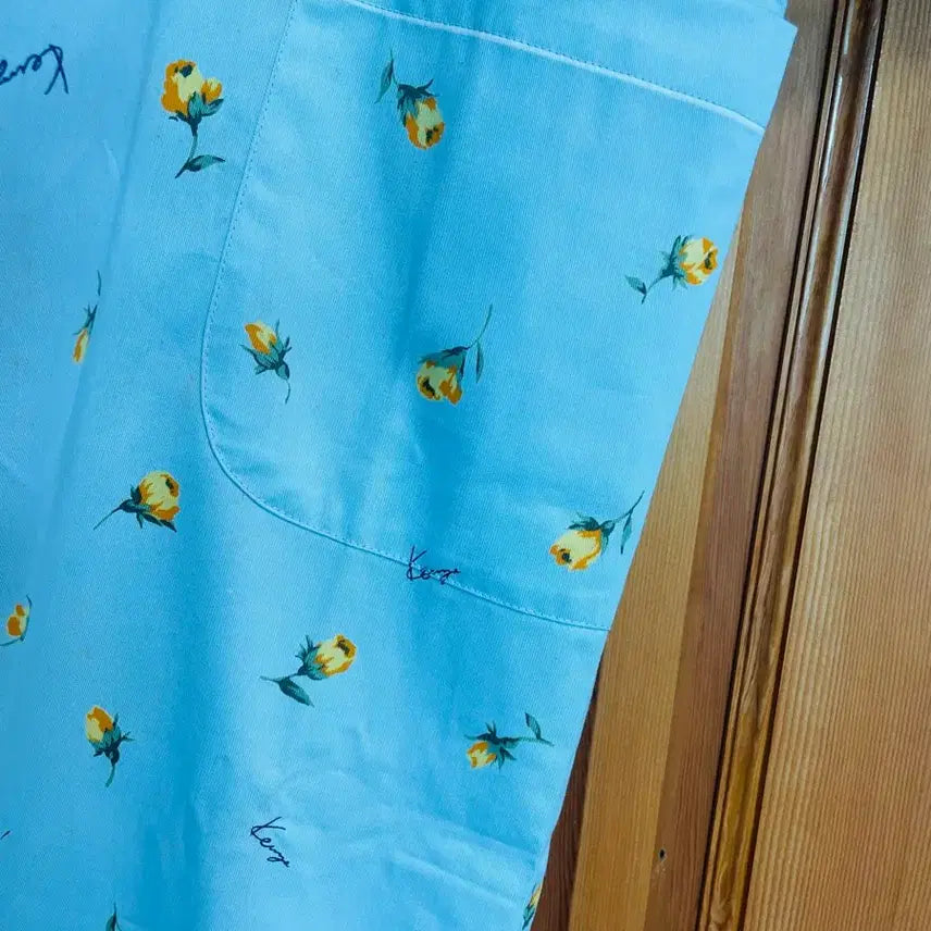 [BUNJANG] Kenzo Floral Pattern Apron / 겐조 플라워 패턴 앞치마 에이프런