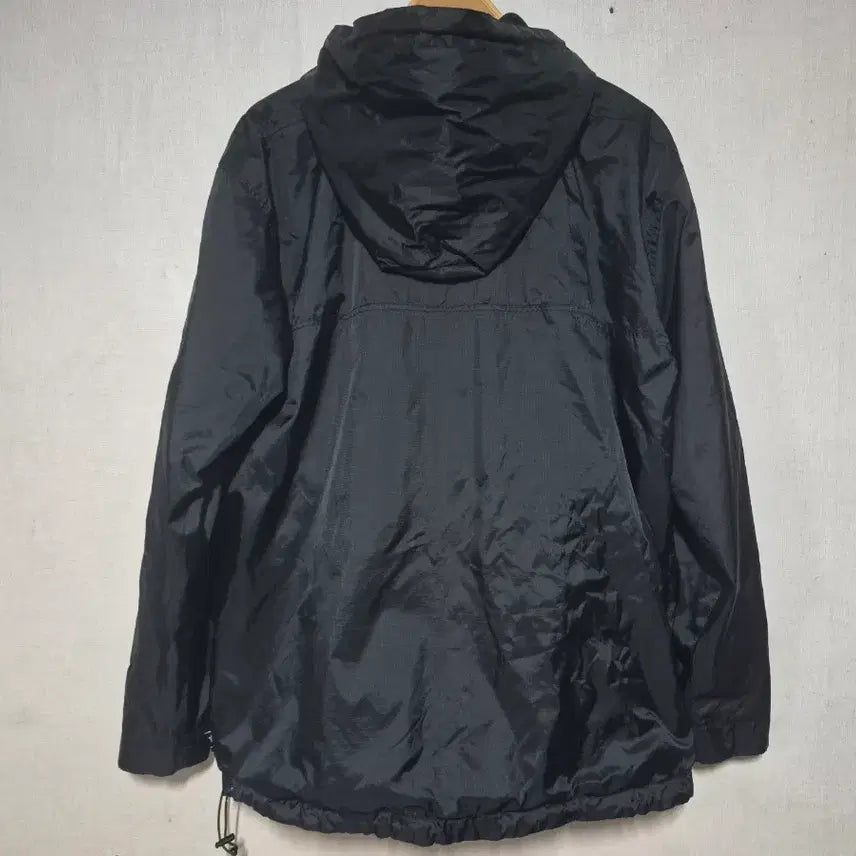 [BUNJANG] Stussy Black Anorak Hooded Windbreaker (L) / 스투시 블랙 아노락 후드 바람막이(L)