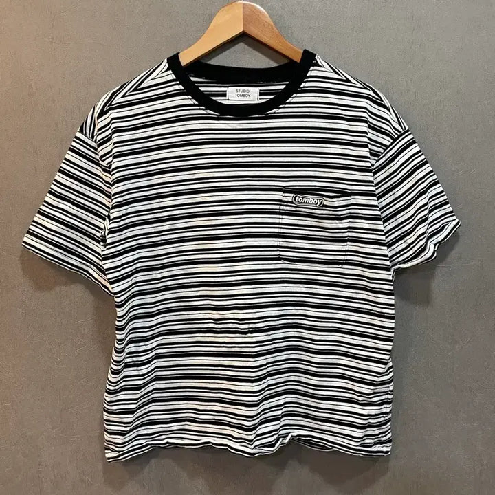 [SOLD OUT] 스튜디오톰보이 스트라이프 반팔티 원사이즈