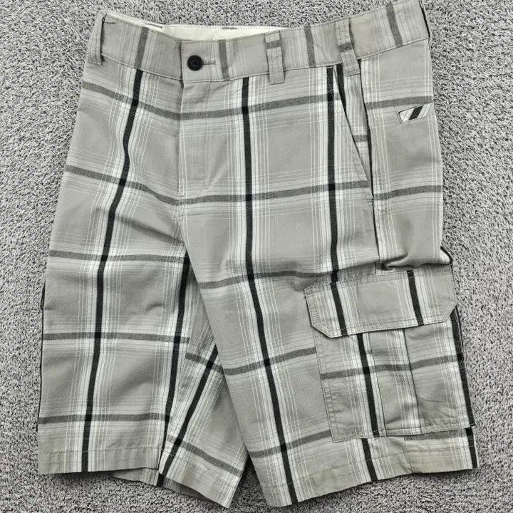 [BUNJANG] Dickies Checkered Cargo Shorts (32") / 디키즈 체크 카고 쇼츠 반바지 ( 32" ) / 11916